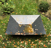 Palenisko Ogrodowe Kwadratowe CORTEN 100cm | Misa Wodna 2w1